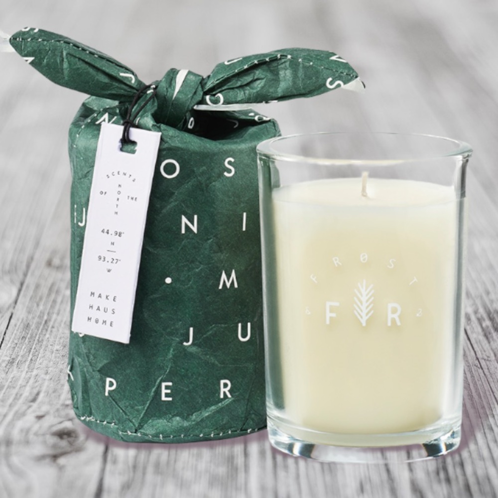 NWT Illume Frost & Fir Juniper Moss Bundled Glass Candle - Picture 15 of 15